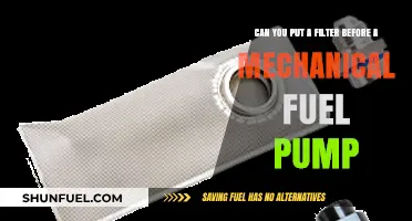 Can You Install a Filter Before a Mechanical Fuel Pump?