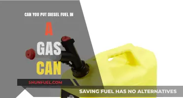 Filling Gas Cans with Diesel: Safe or Not?