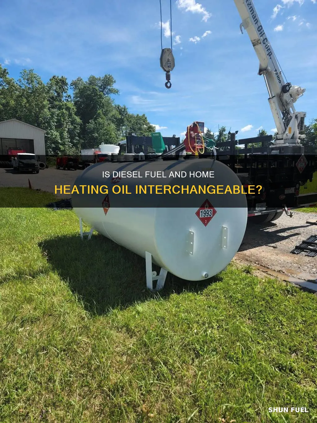 can you put diesel fuel into an oil tank