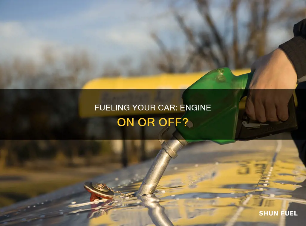 can you put fuel in your car while it
