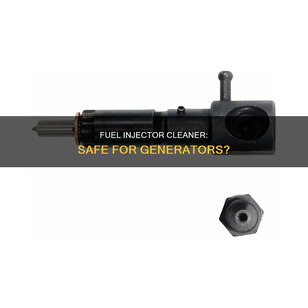 can you put fuel injector cleaner in a generator