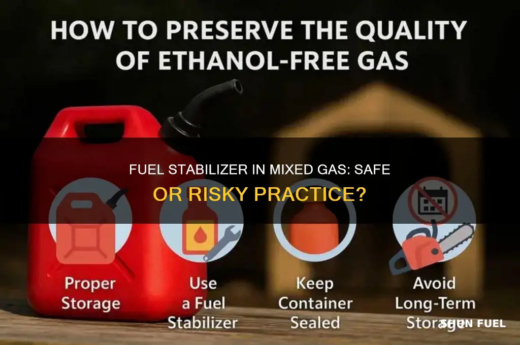 can you put fuel stabilizer in mixed gas