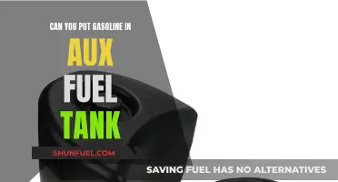 Aux Fuel Tank: Gasoline or Not?