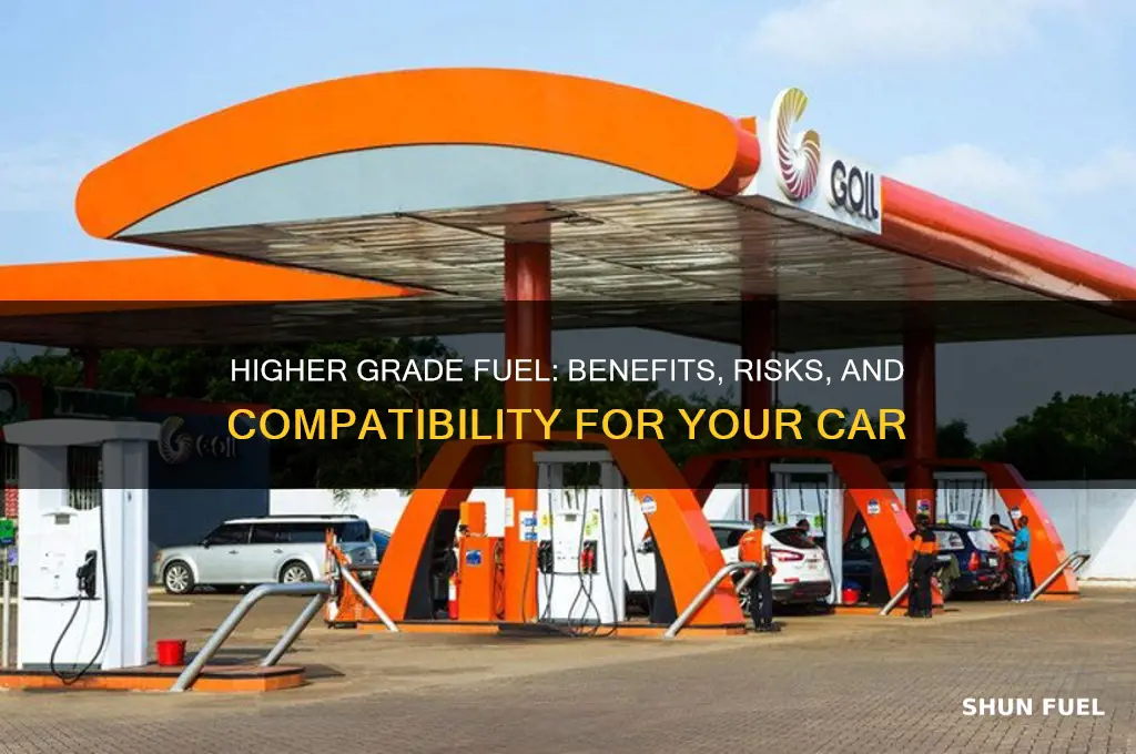 can you put higher grade fuel in your car