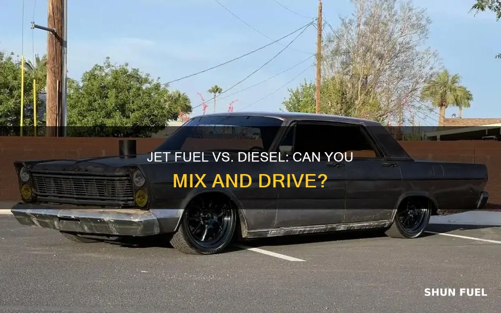 can you put jet fuel in a diesel car