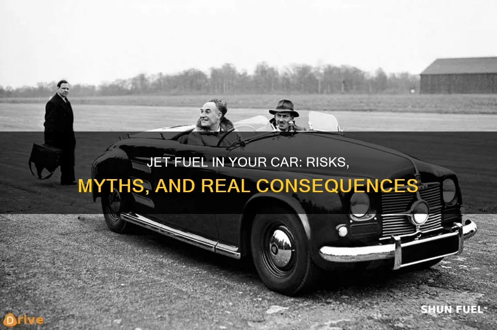 can you put jet fuel in your car