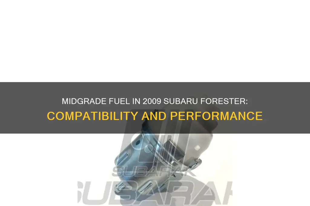 can you put midgrade fuel in subaru forester 09