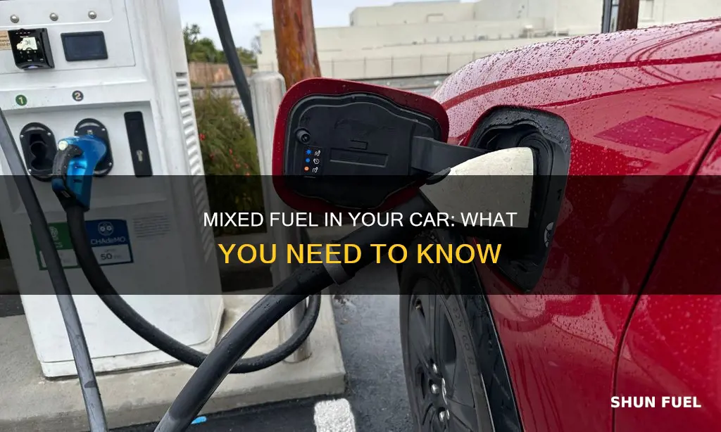 can you put mixed fuel in a car