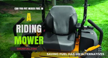 Mixed Fuel in Riding Mowers: Risks and Safe Alternatives