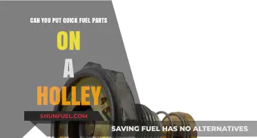 Can Quick Fuel Parts Be Installed on a Holley Carb?