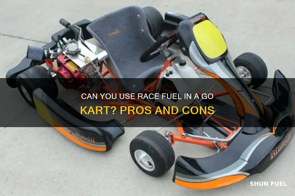 can you put race fuel in a go kart