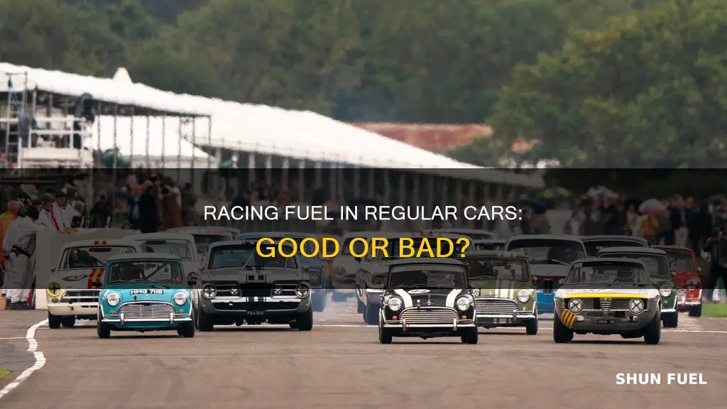 can you put racing fuel in a normal car