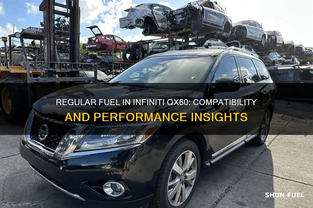 can you put regular fuel in infiniti qx60