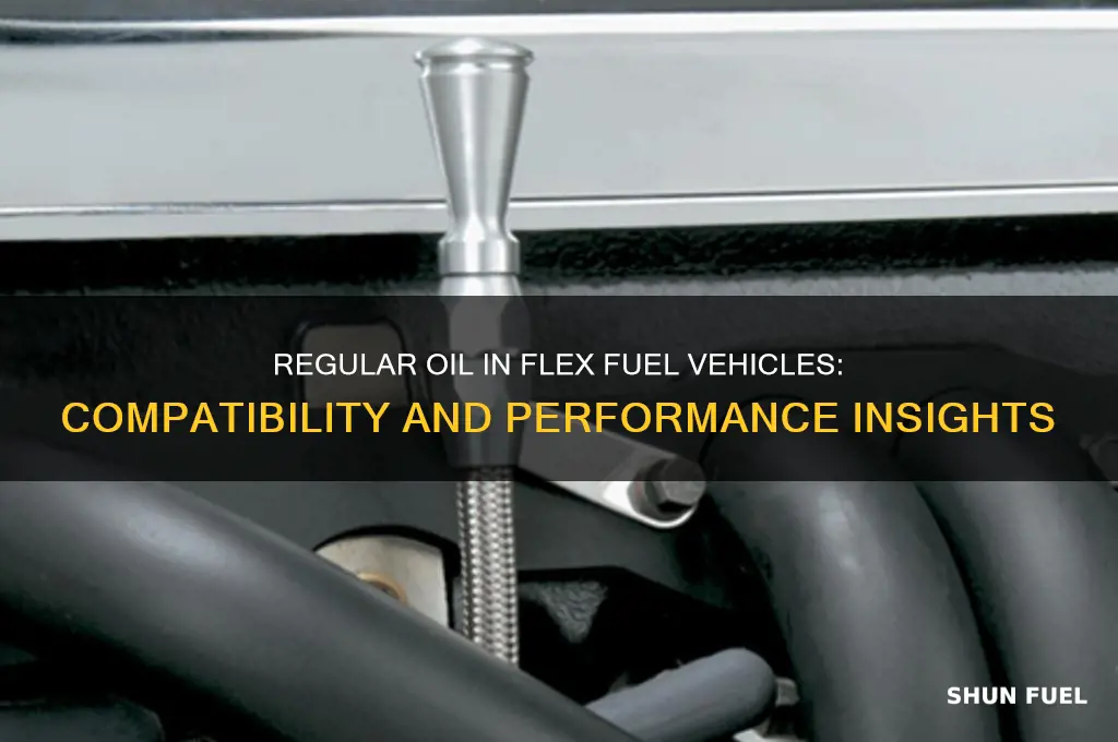 can you put regular oil in a flex fuel vehicle