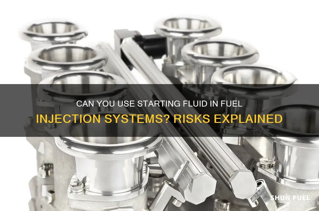 can you put strarted fluid in fuel injection