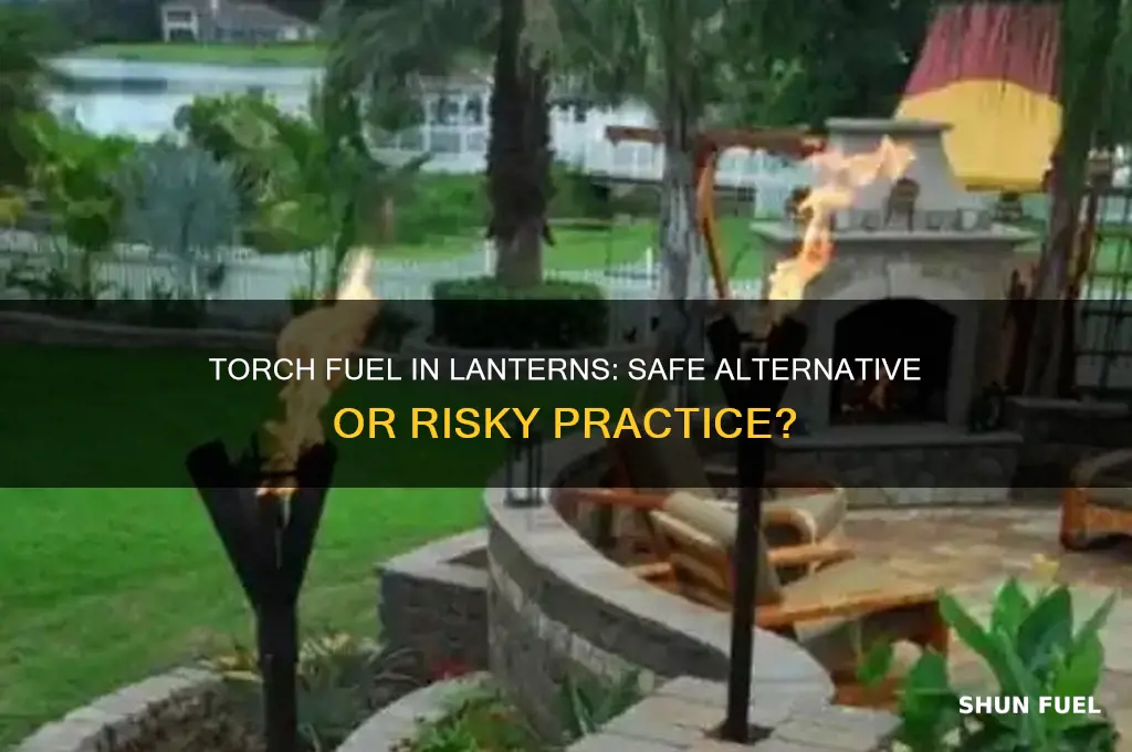 can you put torch fuel in a lantern