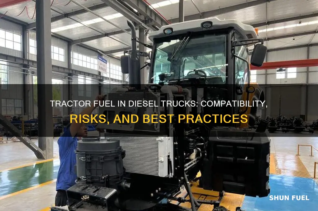 can you put tractor fuel in a diesel truck