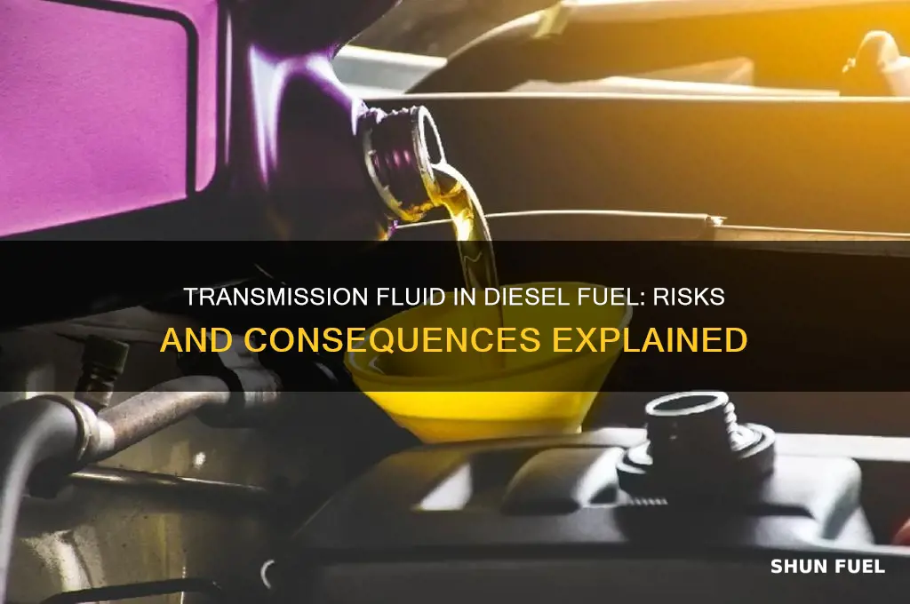 can you put transmission fluid in deisel fuel