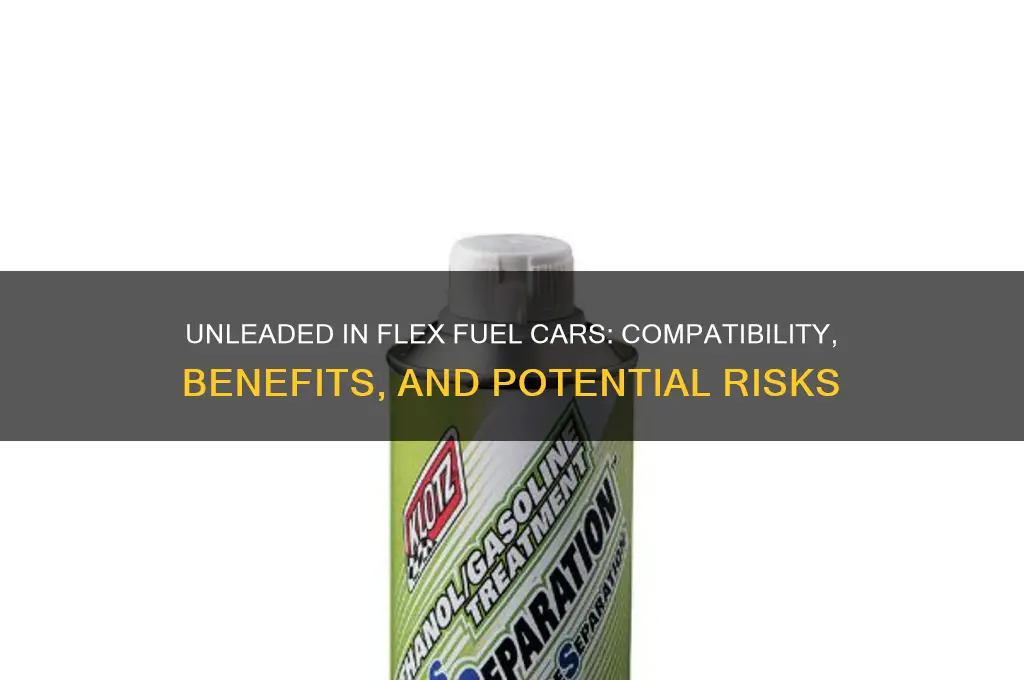 can you put unleaded in a flex fuel car