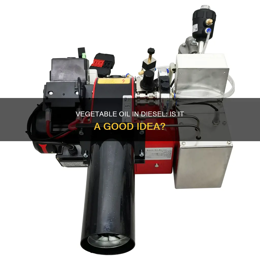 can you put vegetable oil in diesel fuel