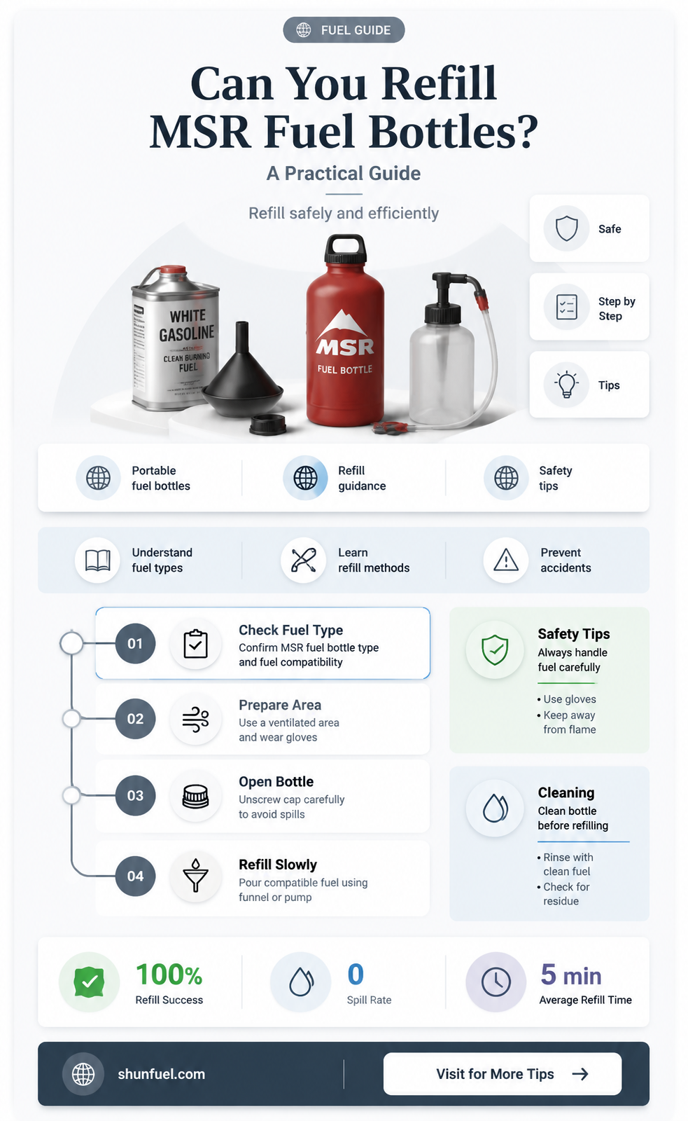 are msr fuel bottles refillable