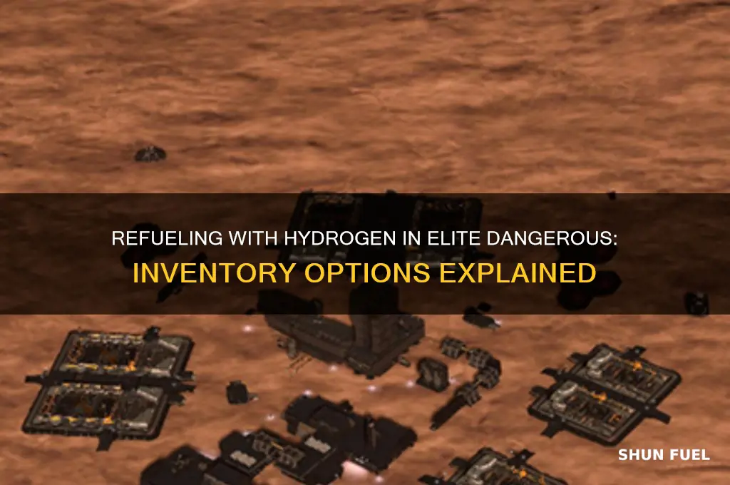 can you refuel with hydrogen fuel in inventory elite dangerous