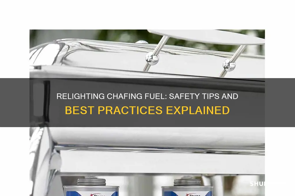 can you relight chafing fuel