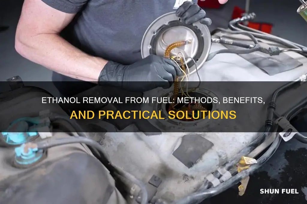 can you remove ethanol from fuel