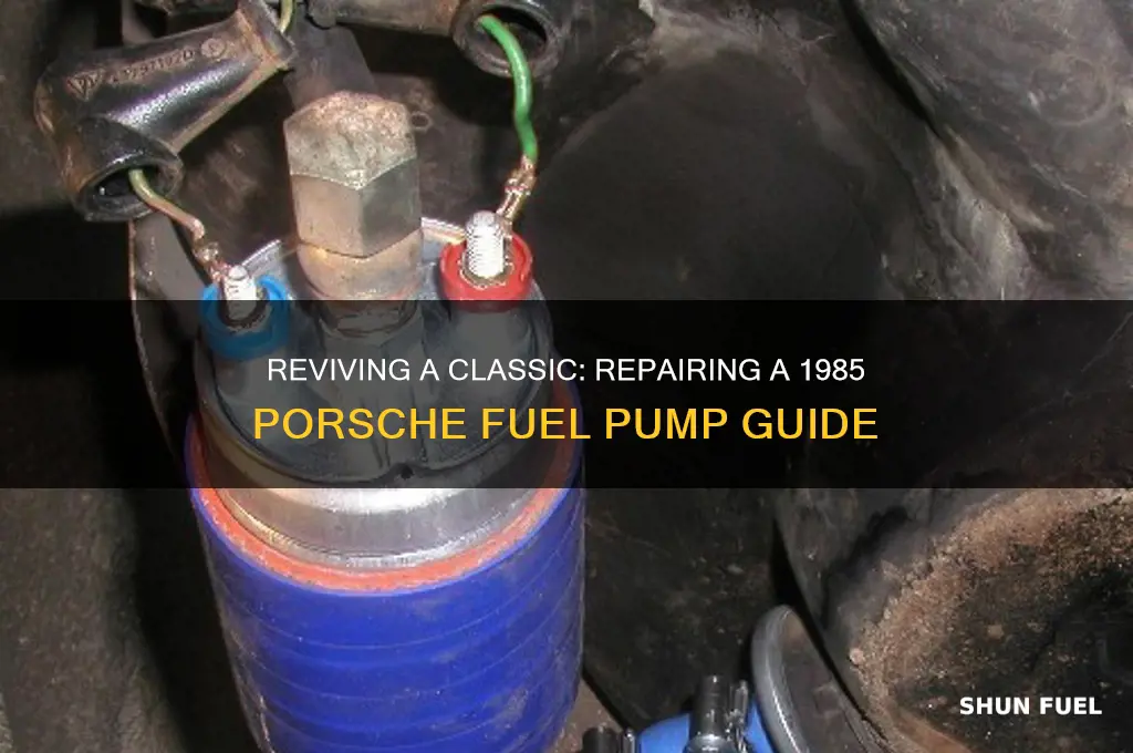 can you repair a 1985 porsche fuel pump