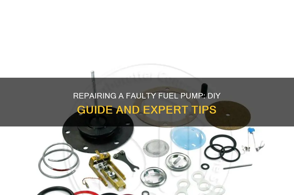 can you repair a faulty fuel pump