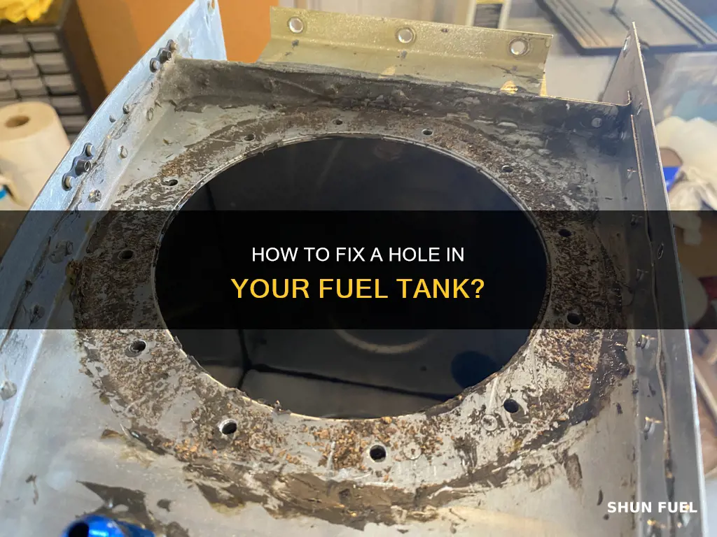 can you repair a hole in a fuel tank