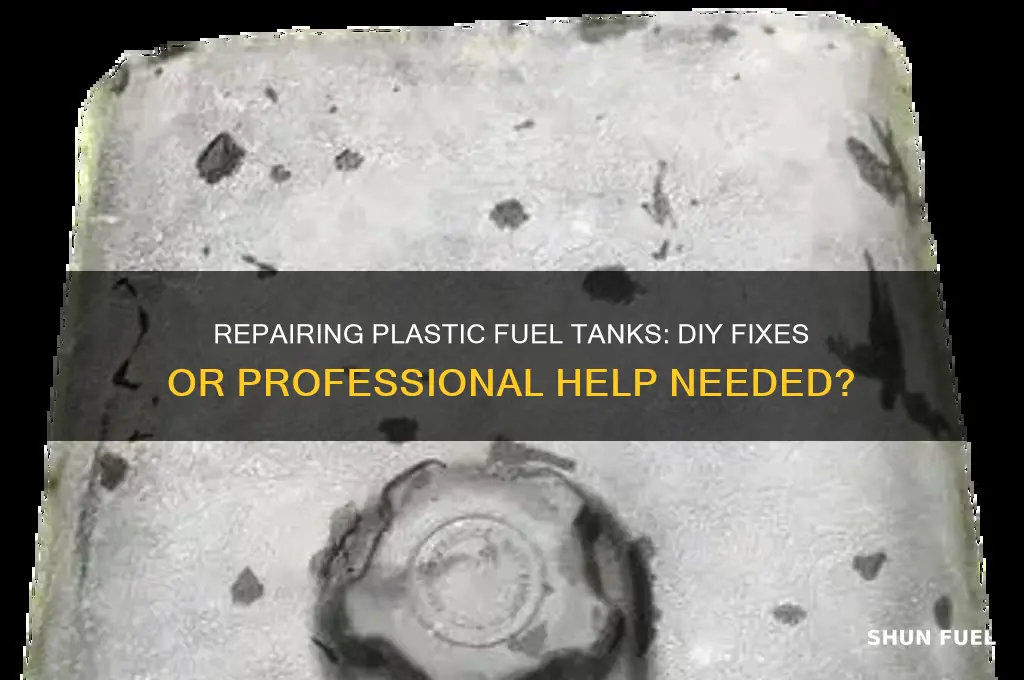 can you repair a plastic fuel tank