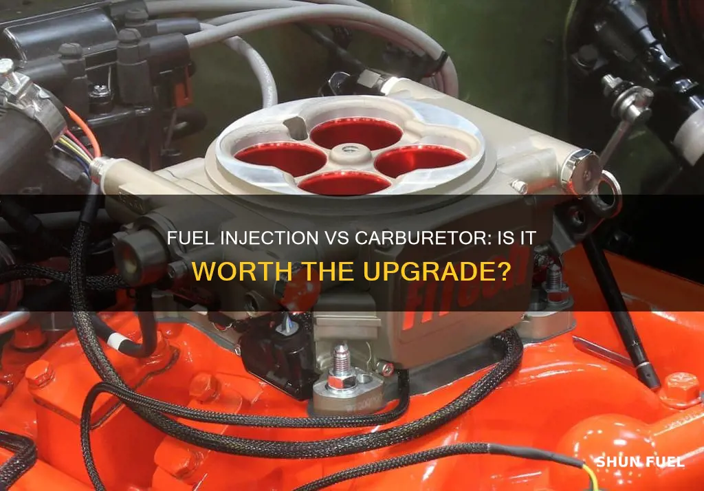 can you replace a carburetor with fuel injection