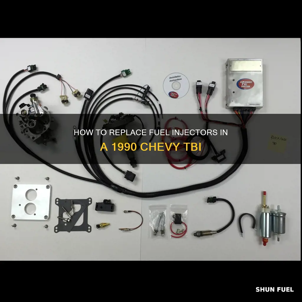 can you replace fuel injectors in 1990 chevy tbi