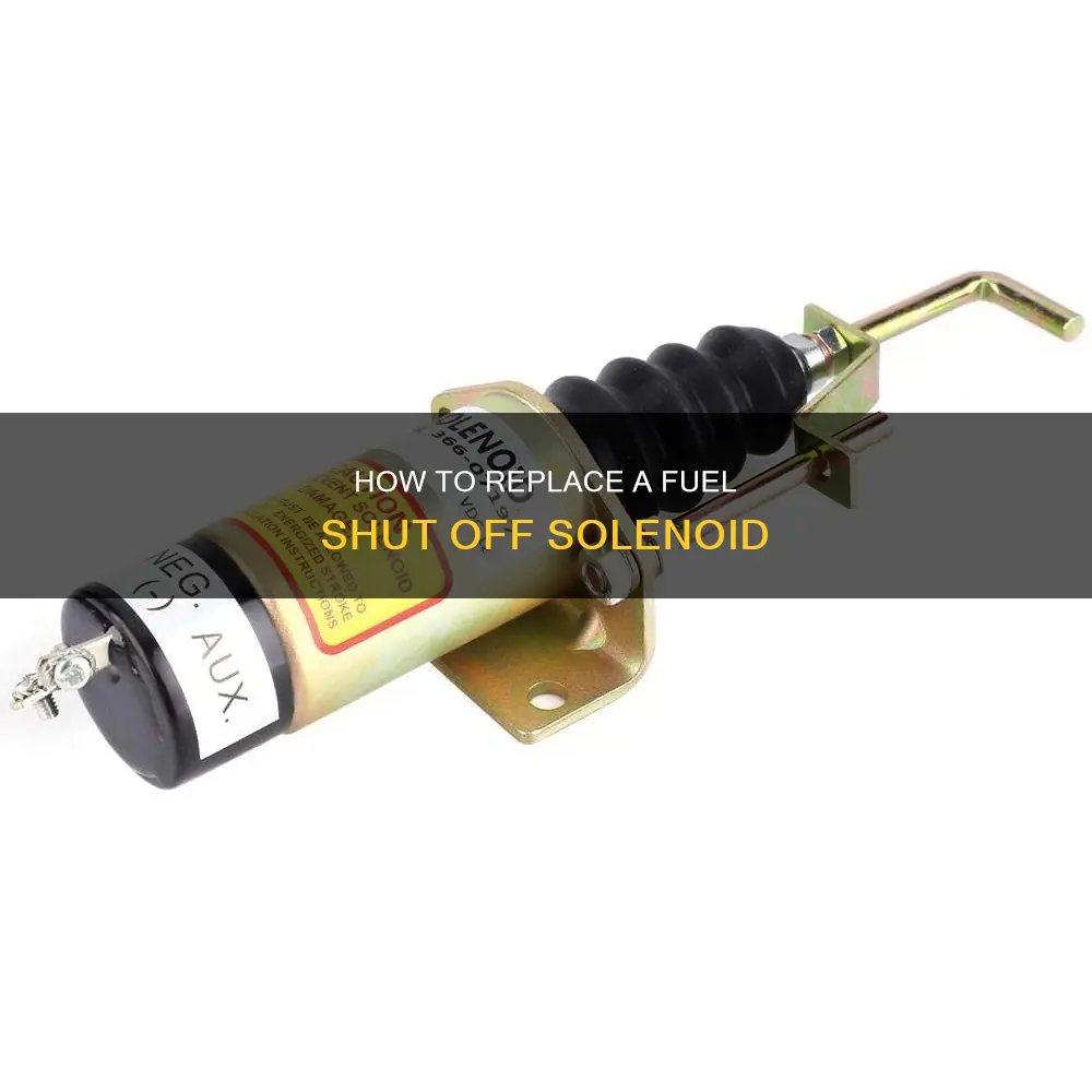 can you replace fuel shut off solenoid