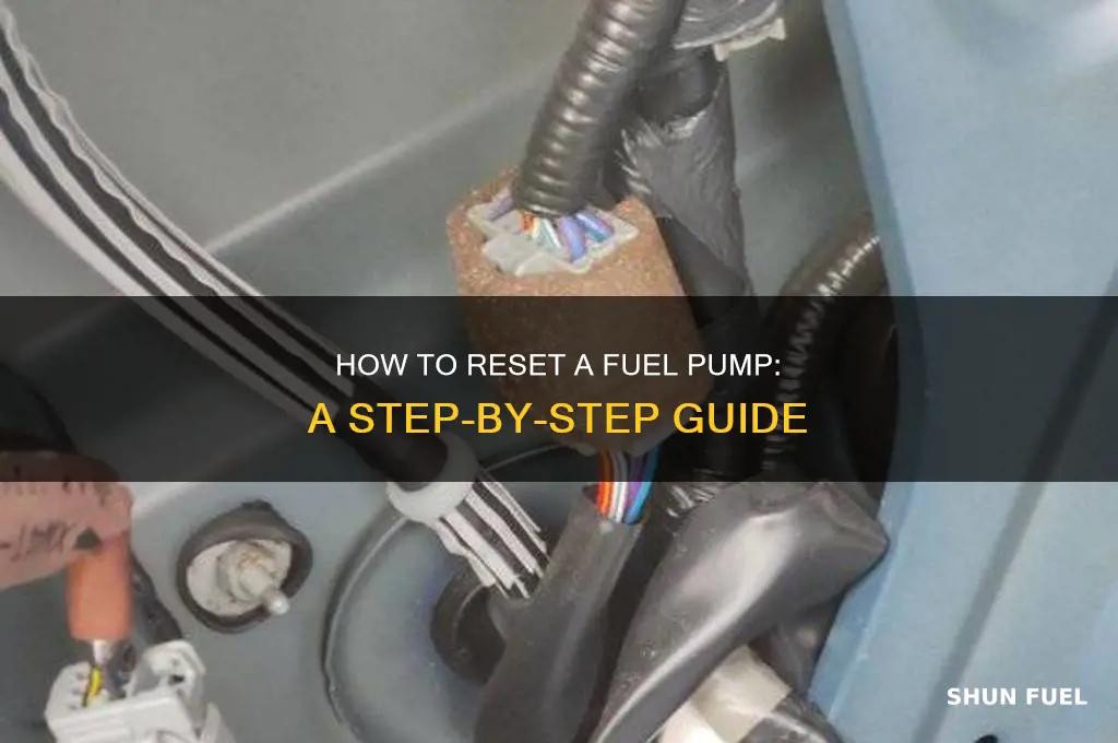 can you reset a fuel pump