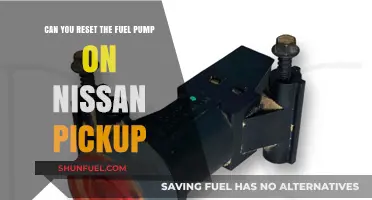 How to Reset the Fuel Pump on a Nissan Pickup Truck