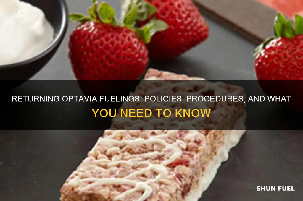 can you return optavia fuelings