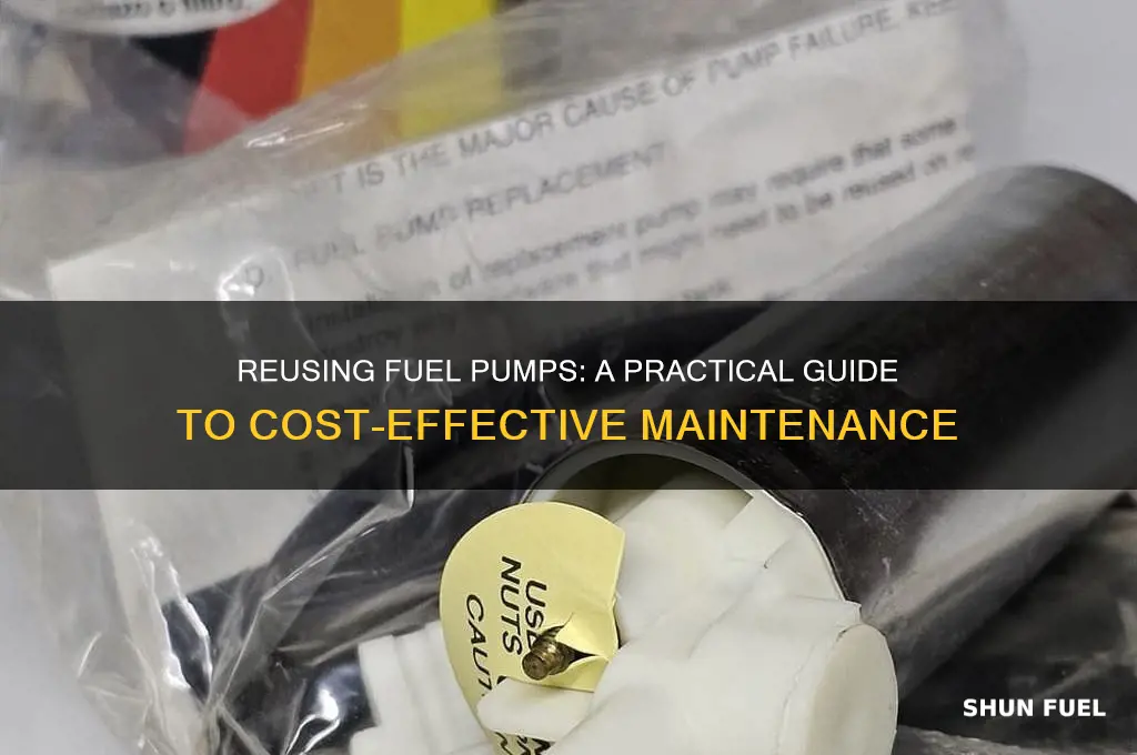 can you reuse a fuel pump