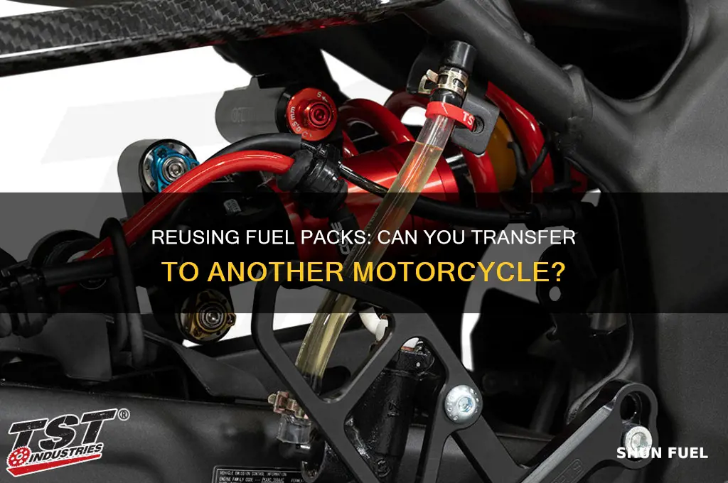 can you reuse fuel pack to another motorcycle