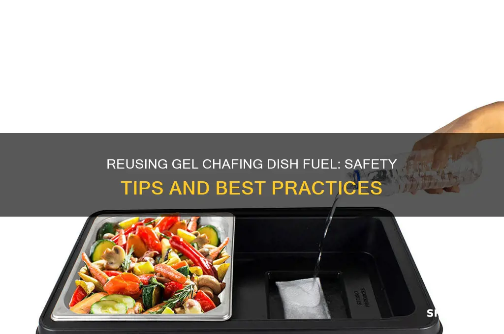 can you reuse gel chafing dish fuel