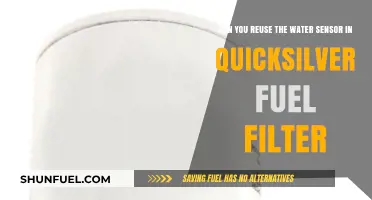 How to Reuse Quicksilver Fuel Filter Water Sensors