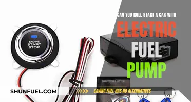 How to Roll Start a Car with an Electric Fuel Pump?