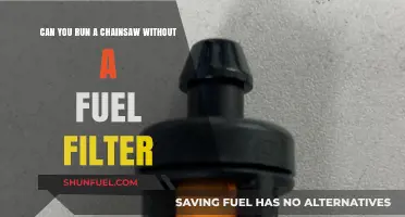 Running a Chainsaw Without a Fuel Filter: Risks and Consequences
