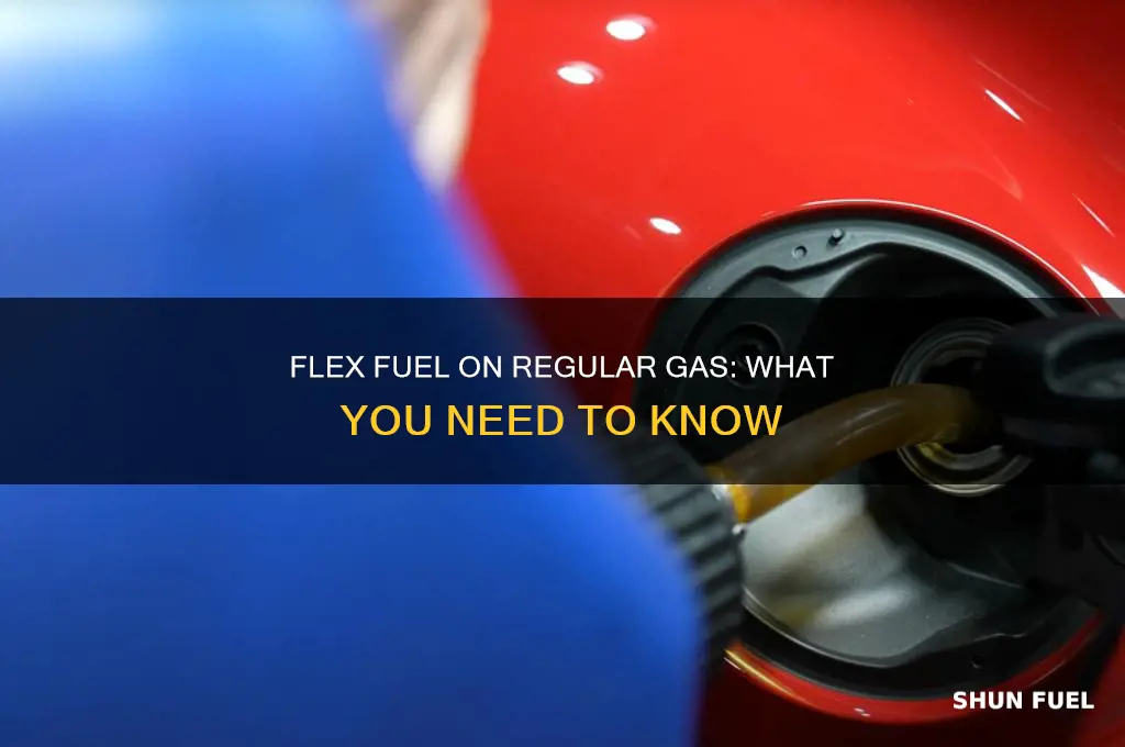 can you run a flex fuel vehicle on regular gas
