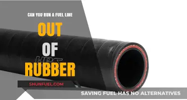 Can You Run a Fuel Line Out of Rubber? Pros, Cons, and Safety Tips