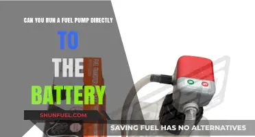 Running a Fuel Pump Directly to Battery: Risks and Best Practices