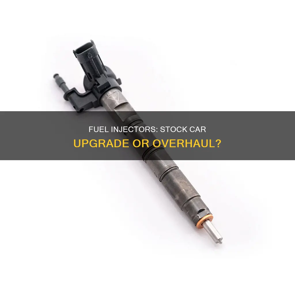 can you run bigger fuel injectors on a stock car