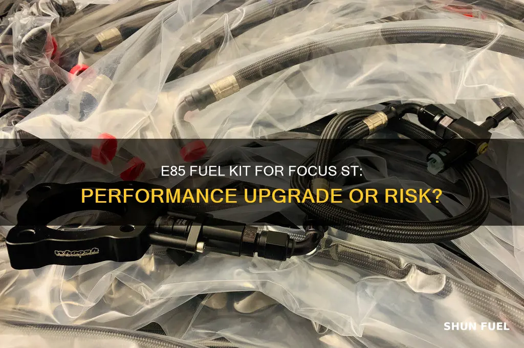 can you run e85 with aux fuel kit focus st