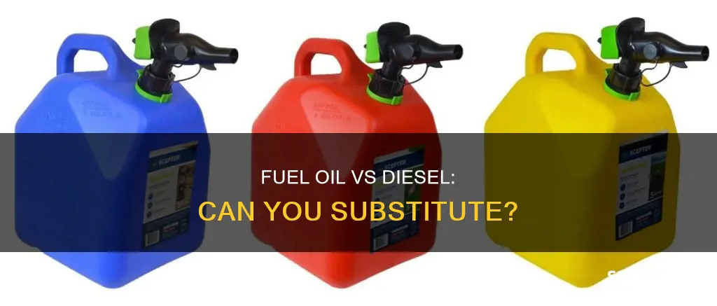 can you run fuel oil in a diesel engine